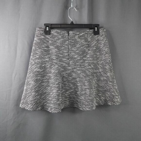 LOFT Womens Skirt 8 Petite Black Textured Mini Everyday Office Career Day Y2K - Picture 3 of 10